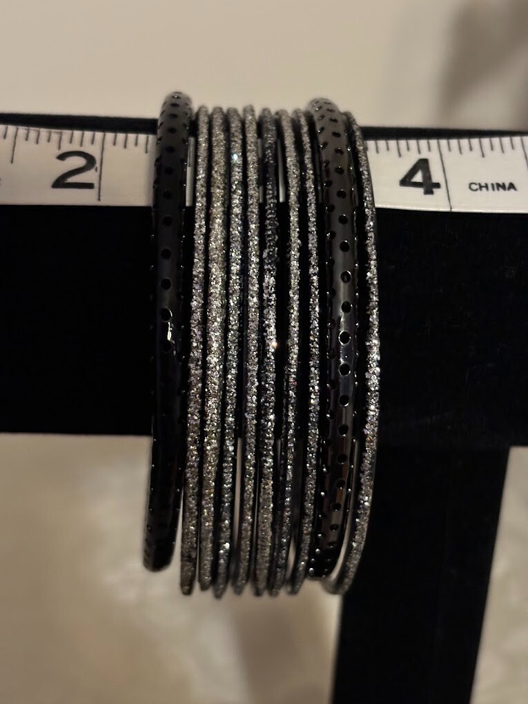 Beautiful Black Color Bracelets (10) for any occasion