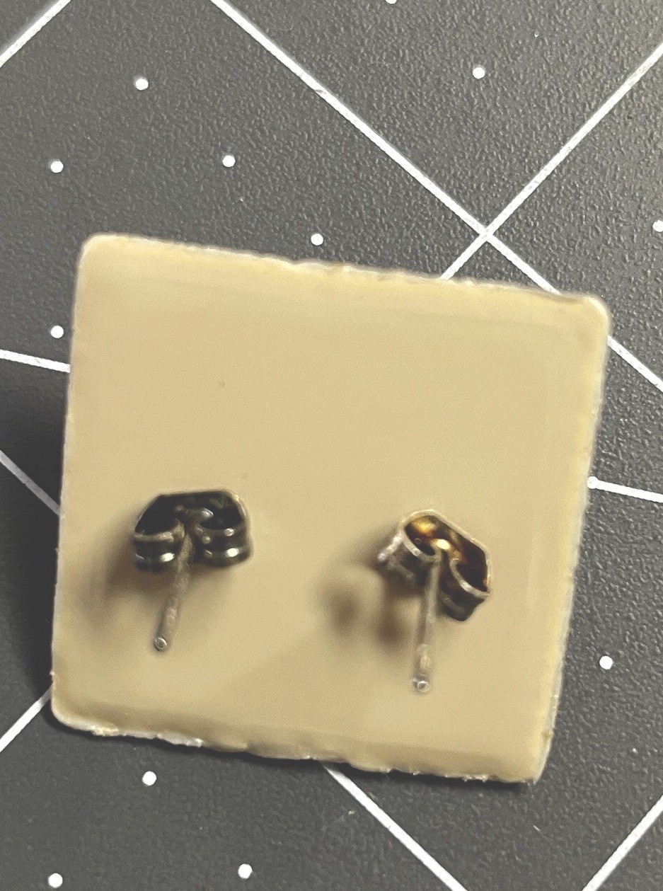 Semi Precious Stone 3 Mm Round Surgical Steel Post Earrings