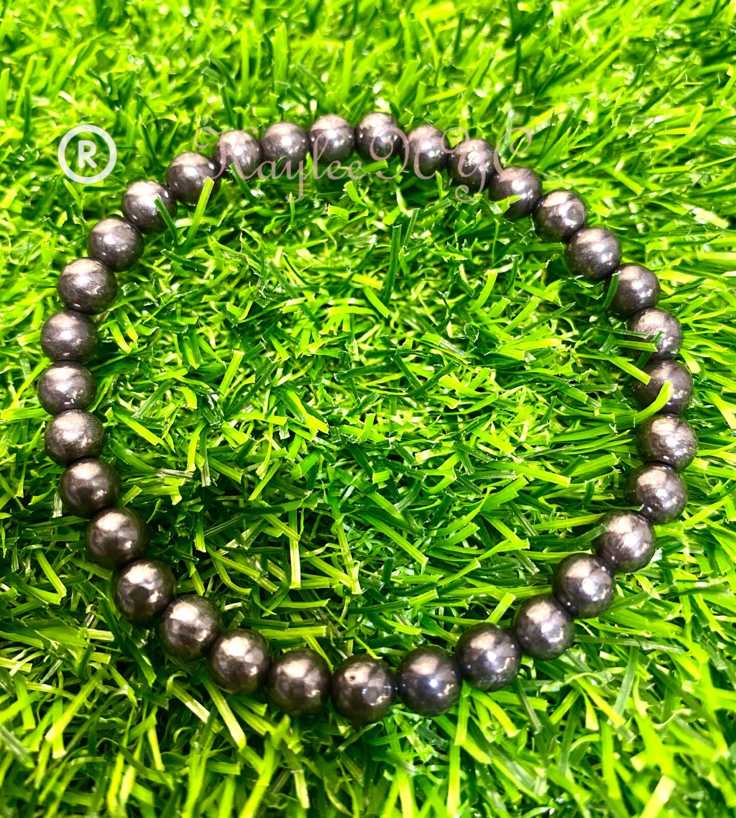 Wholesale Lot 6 Pcs Natural Shungite 6mm 7.5” Crystal Stretch Bracelet