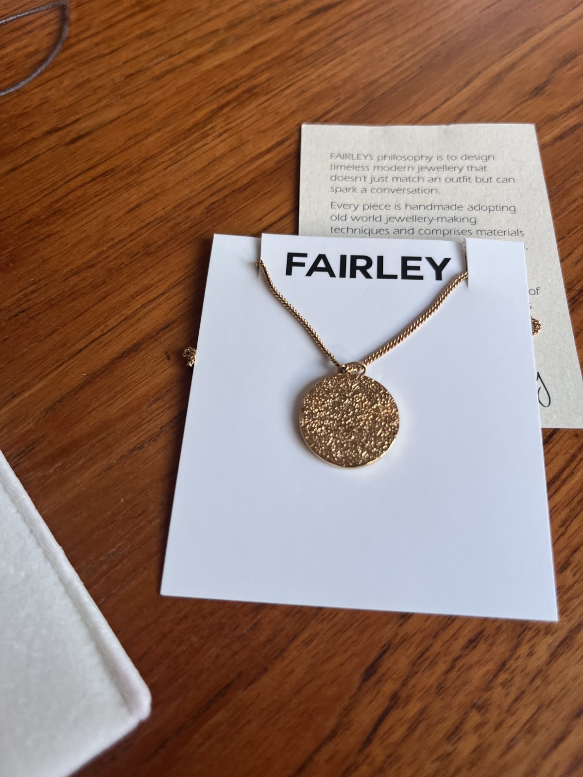 Love, Fairley Handcrafted Pink Ombre Pendant Necklace