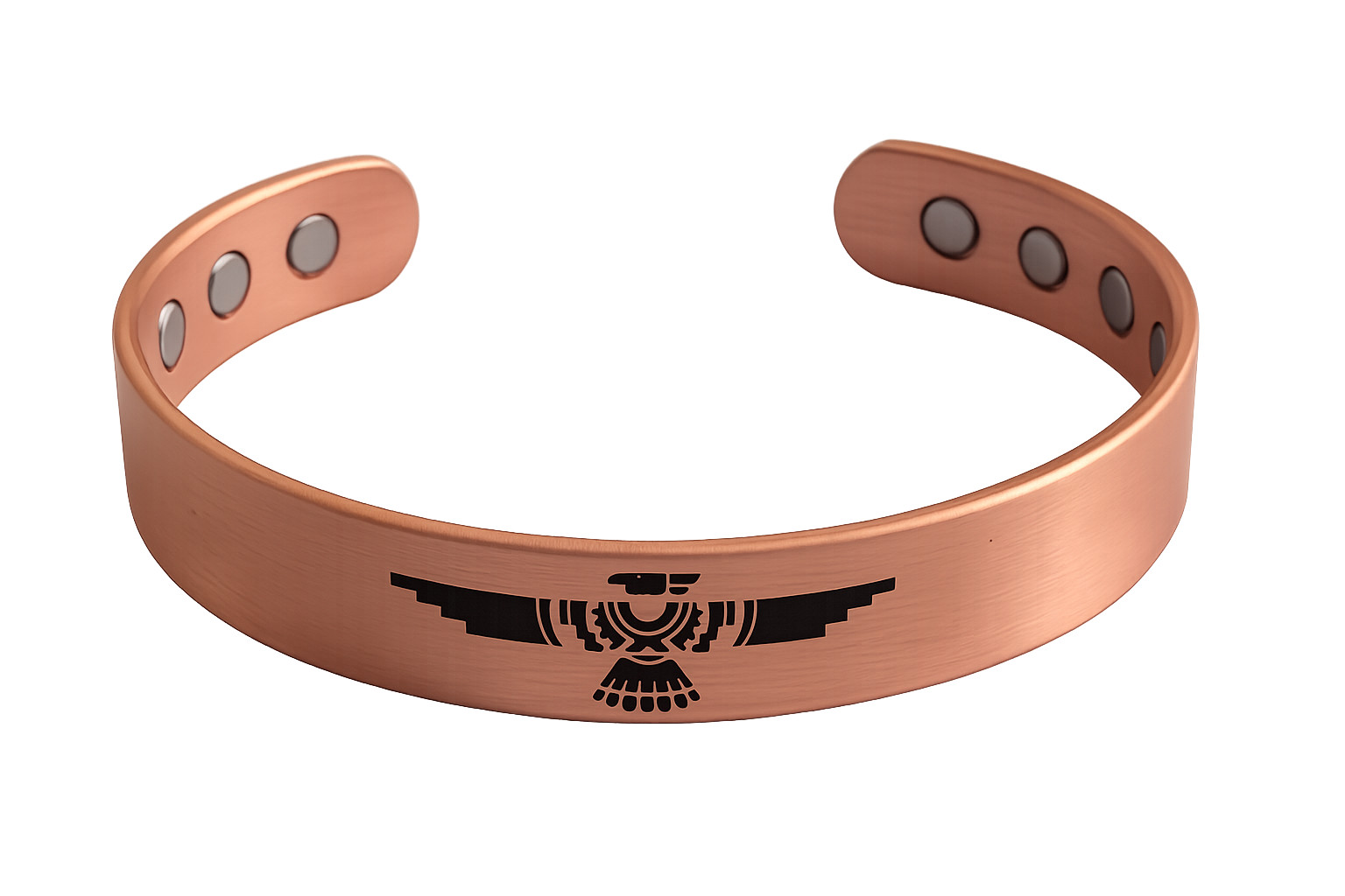 Pure Copper Bracelet 30gr Copper Arthritis Pain Therapy Cuff Bangle Thunderbird