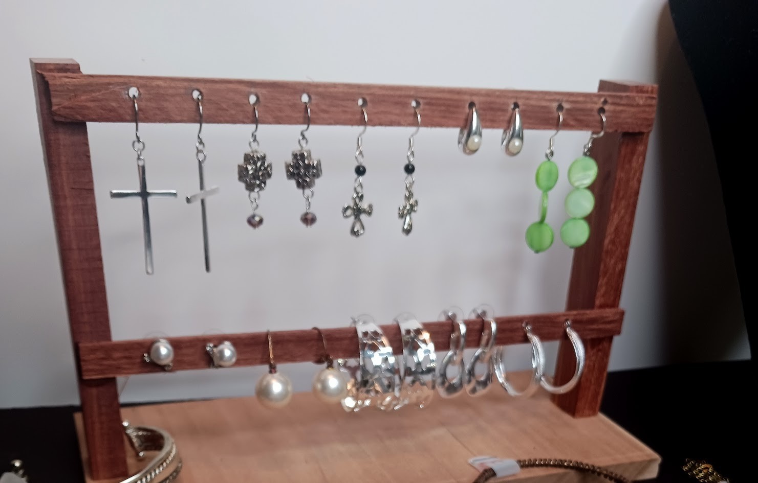 Fashion Earrings in various styles Cross, Goth, Pearl-shape and Dangles