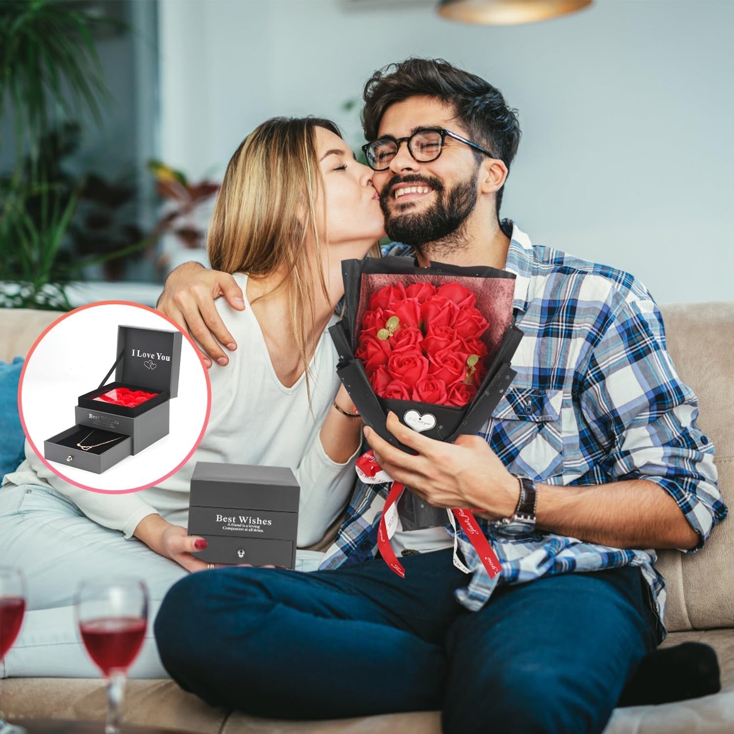 Romantic Love Anniversary Birthday Wedding Valentines Gifts for Wife Girlfriend