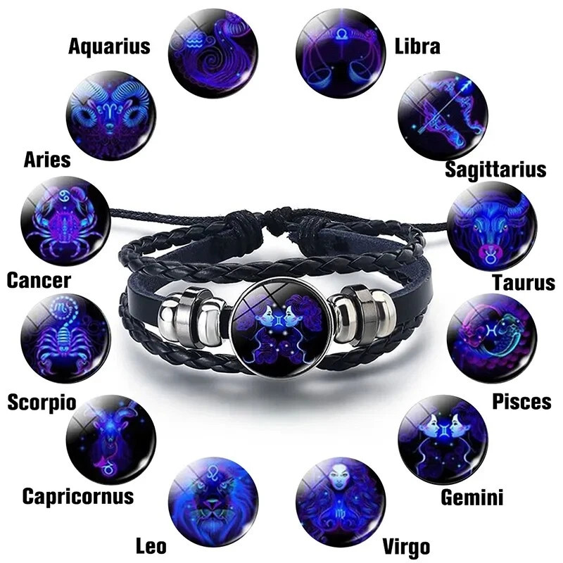 Zodiac Sign Spirit Bracelet Manifest Your Desires The Desire Horoscope Gift 2025