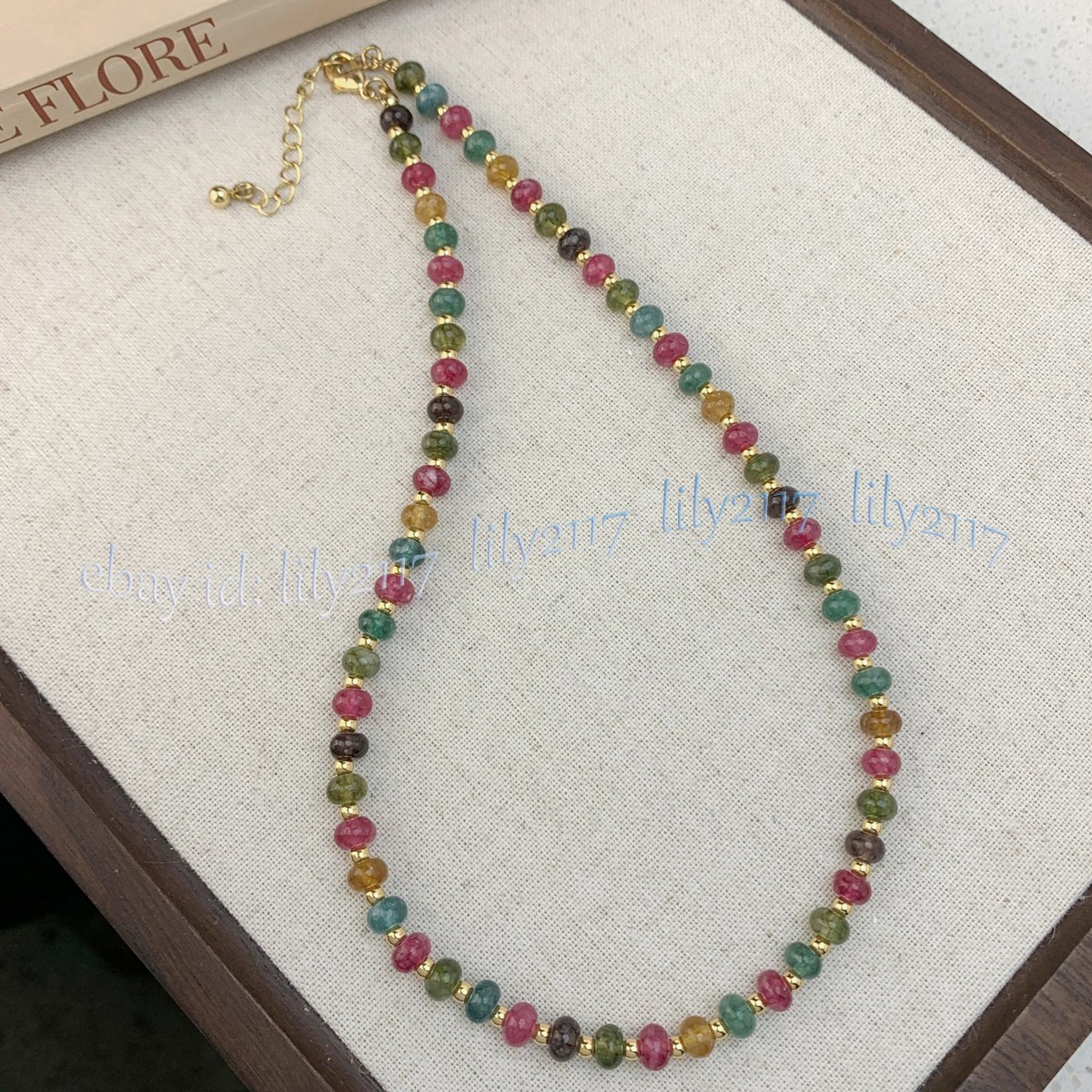 Natural Colorful Tourmaline Rondelle Gemstone Beads Necklace 14-48” 4x6mm 5x8mm