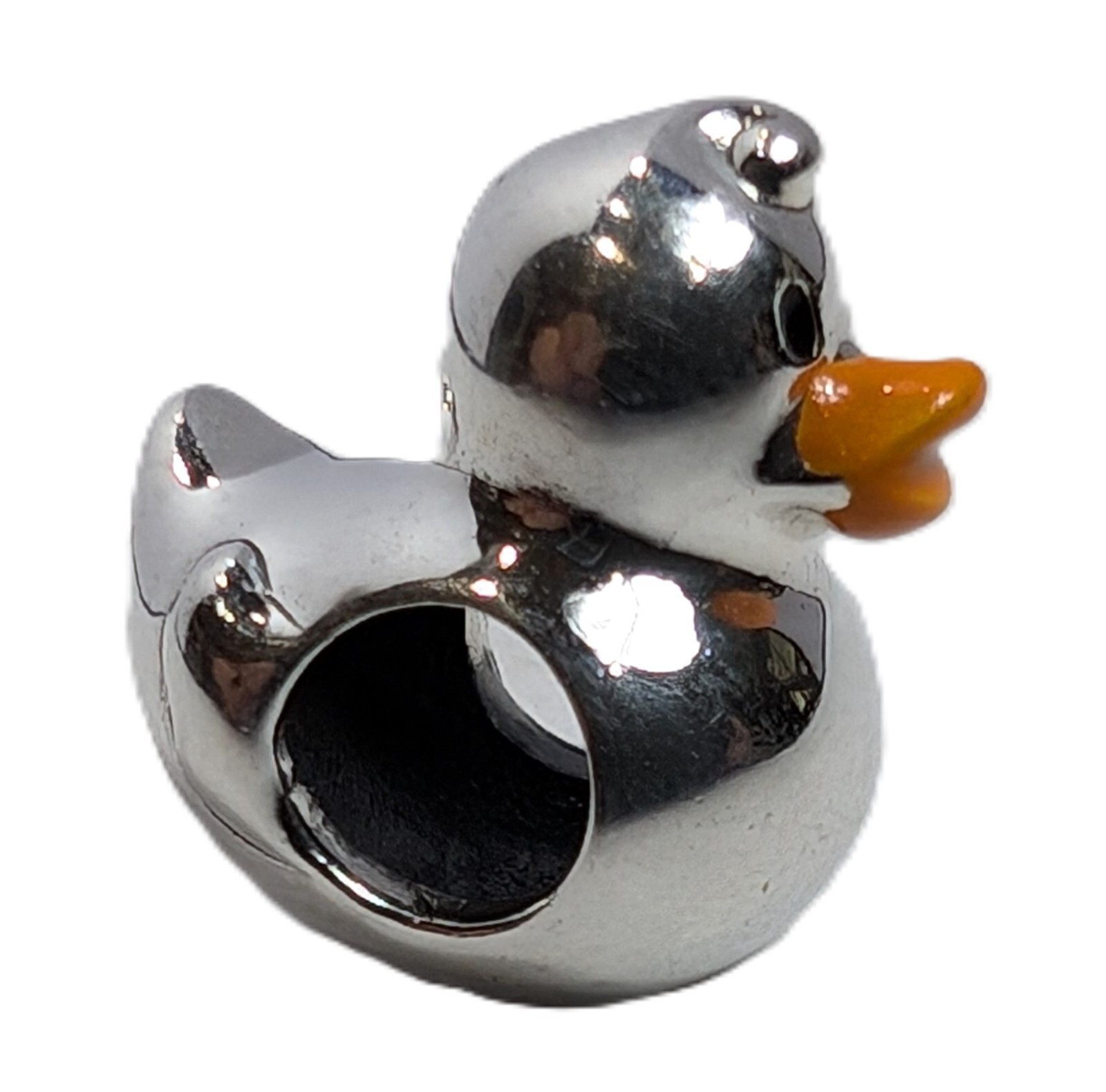 Authentic Pandora Charm, Polished Rubber Duck, #799554C01