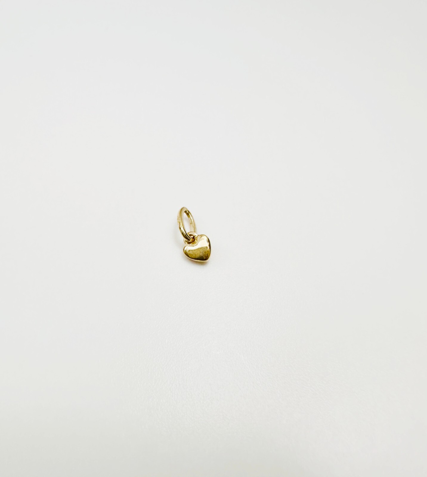 without packaging 14K Solid Yellow Gold Teeny Tiny Very Small Beveled He G2U
