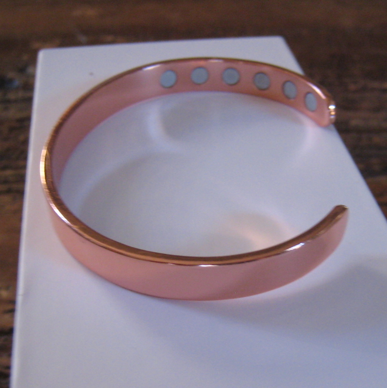 Pure Copper Bracelet 12 Powered Magnets Fashion Arthritis Men Women Cuff New
