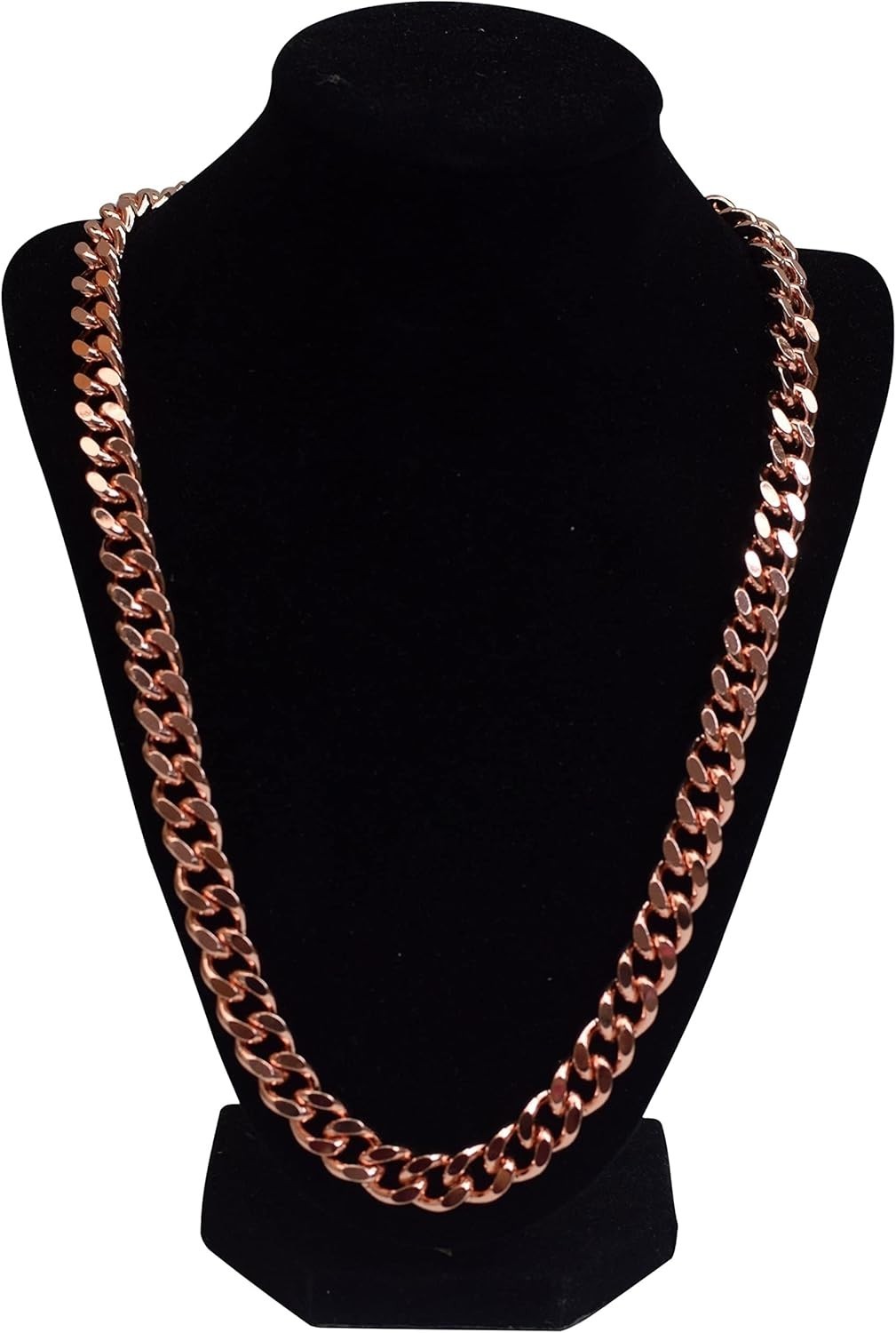 Elegant 24″ Cuban Link Necklace – Heavy Solid Copper Jewelry for All Occasions