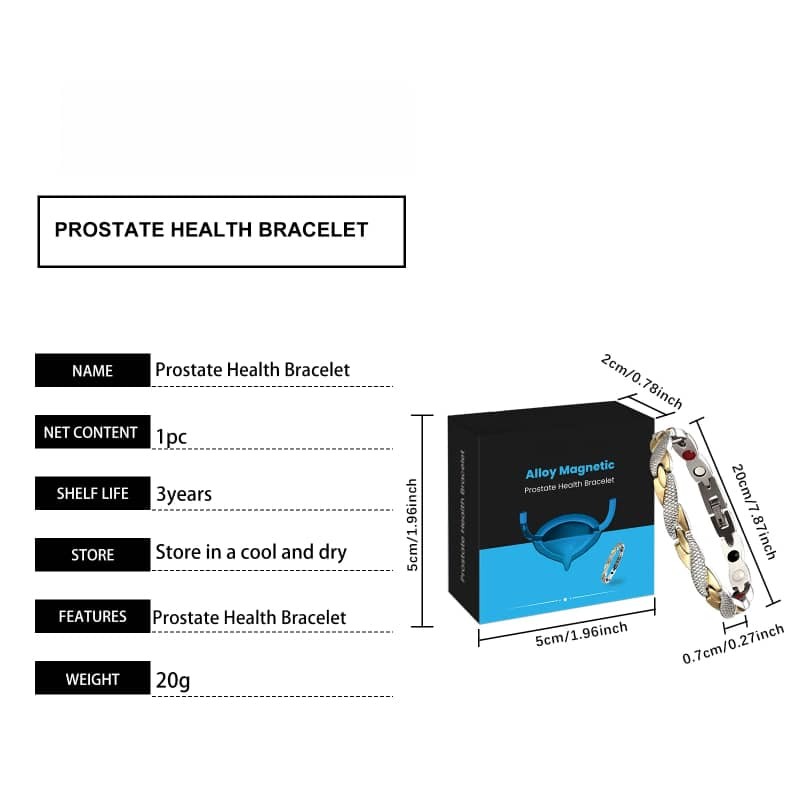 Men’s Prostate Care Bracelet Body Soothing Fashion Comfortable Everyday Wear