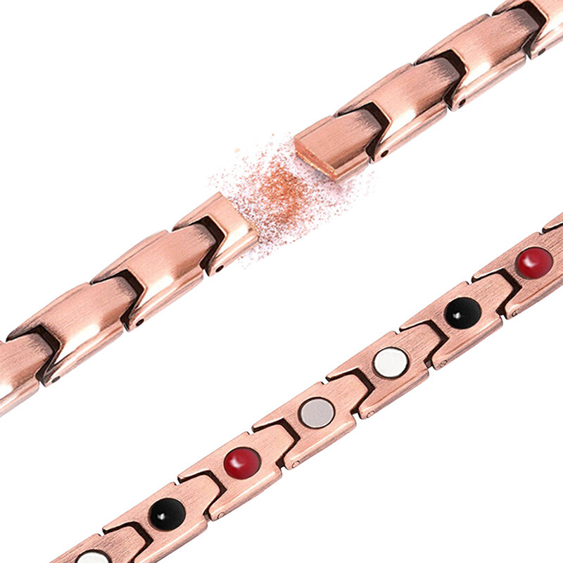 Thin Pure Copper Magnetic Bracelet women Arthritis Pain Relief Balance Anklet