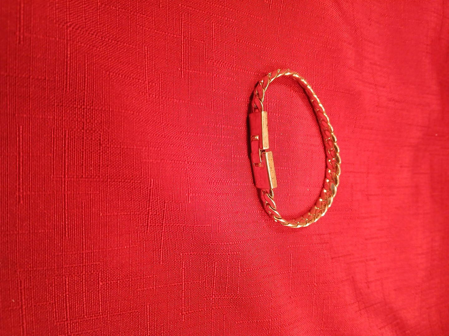 Silver Cuban Stile Brazalet Whit Rodium Plate.