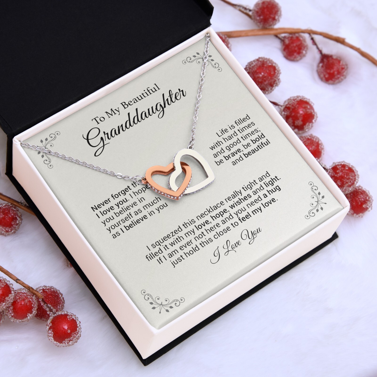 To My Granddaughter, Gift For Granddaughter, Granddaughter Gift from Grandma