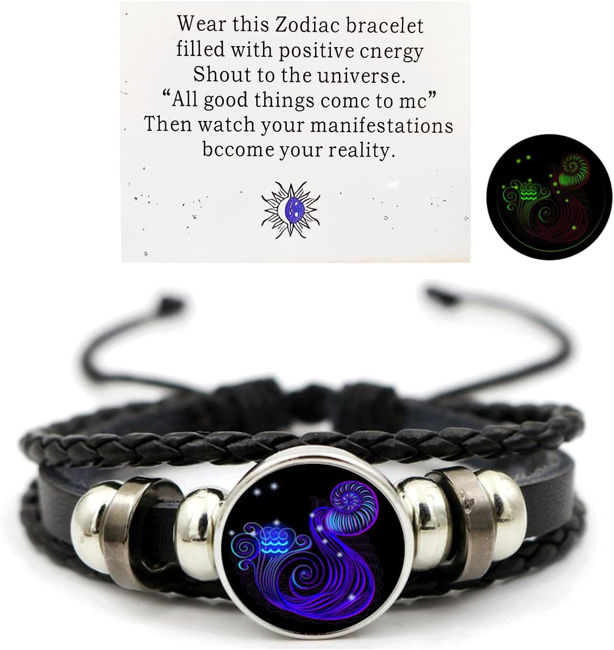 Zodiac Sign Spirit Bracelet Manifest Your Desires The Desire Horoscope Gift 2025