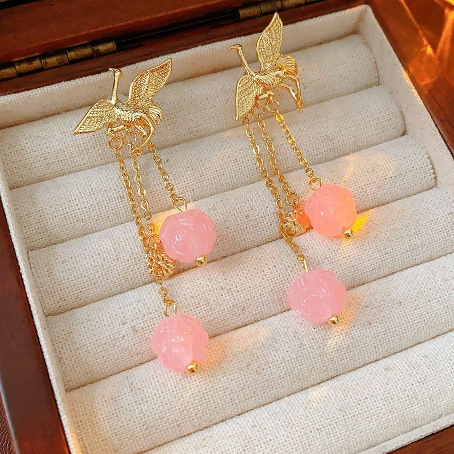 Tassel Chinese Style Earrings Wedding Dangle Earrings