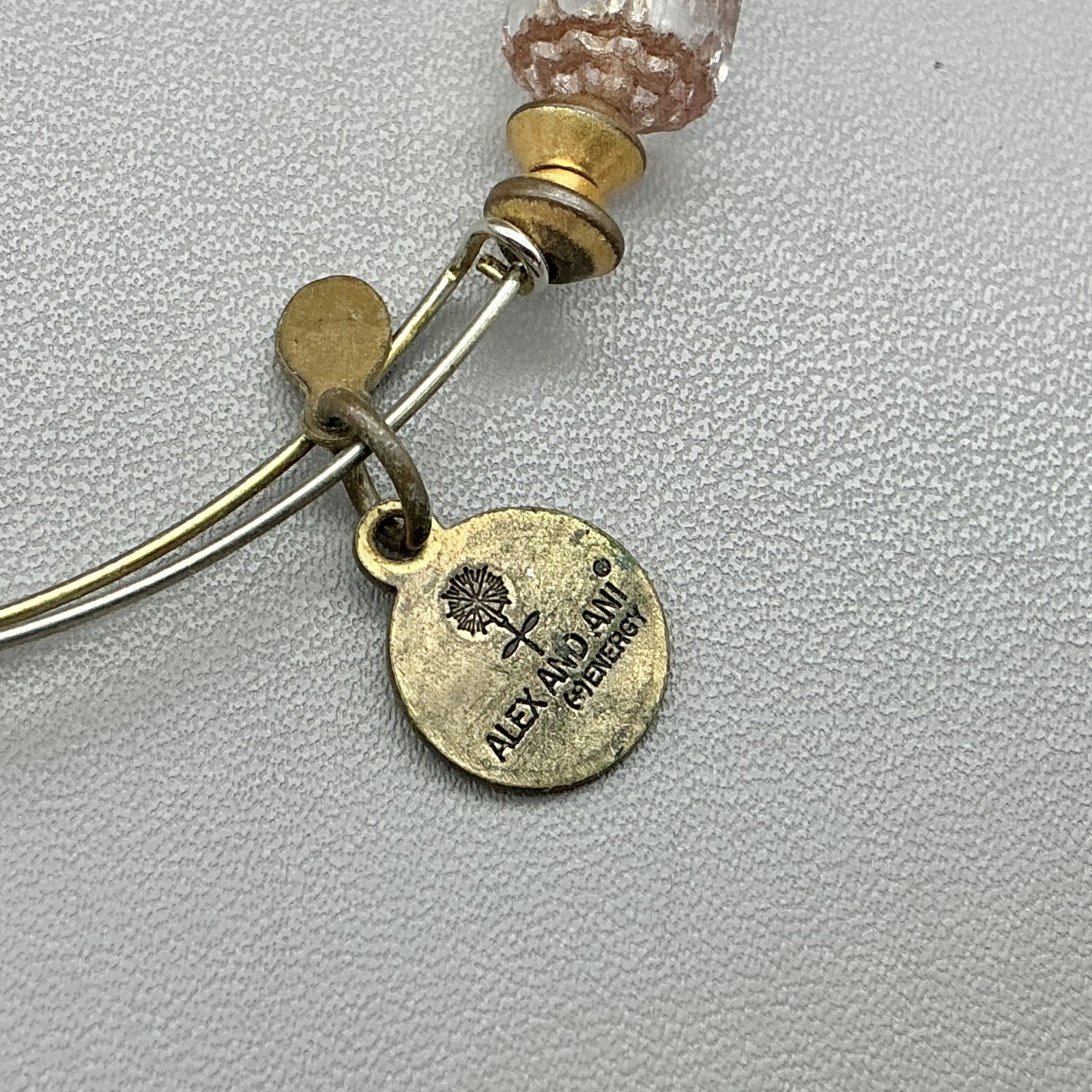Alex And Ani Bracelet Set Beaded Slide Bangle Multicolor Glass 7″ Boho