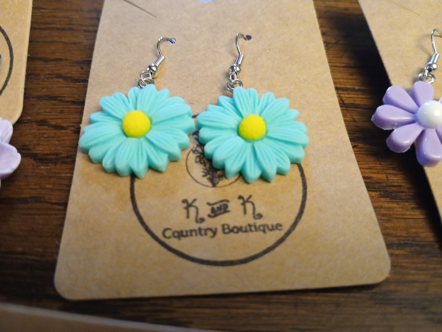 New 8 Pair Various Cute Flower Earrings For Kids Teens Young Adults