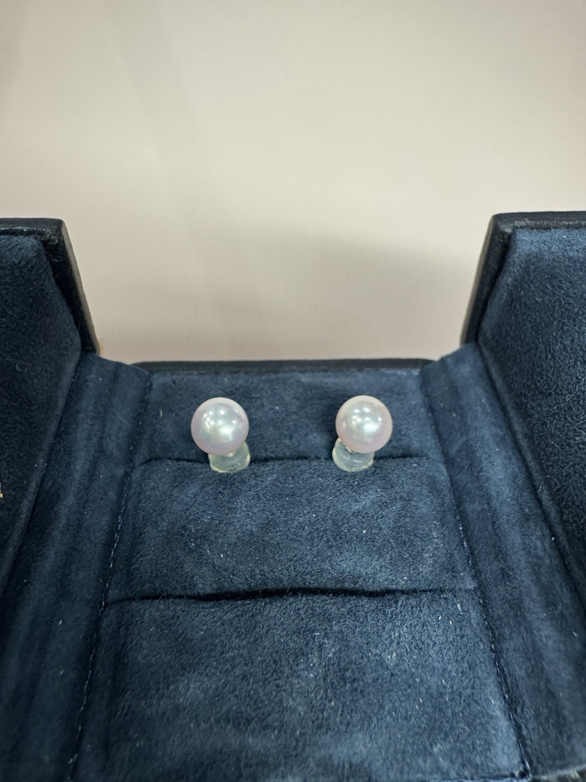 The Classic Radiance — Natural Akoya Seawater Pearl Stud Earrings