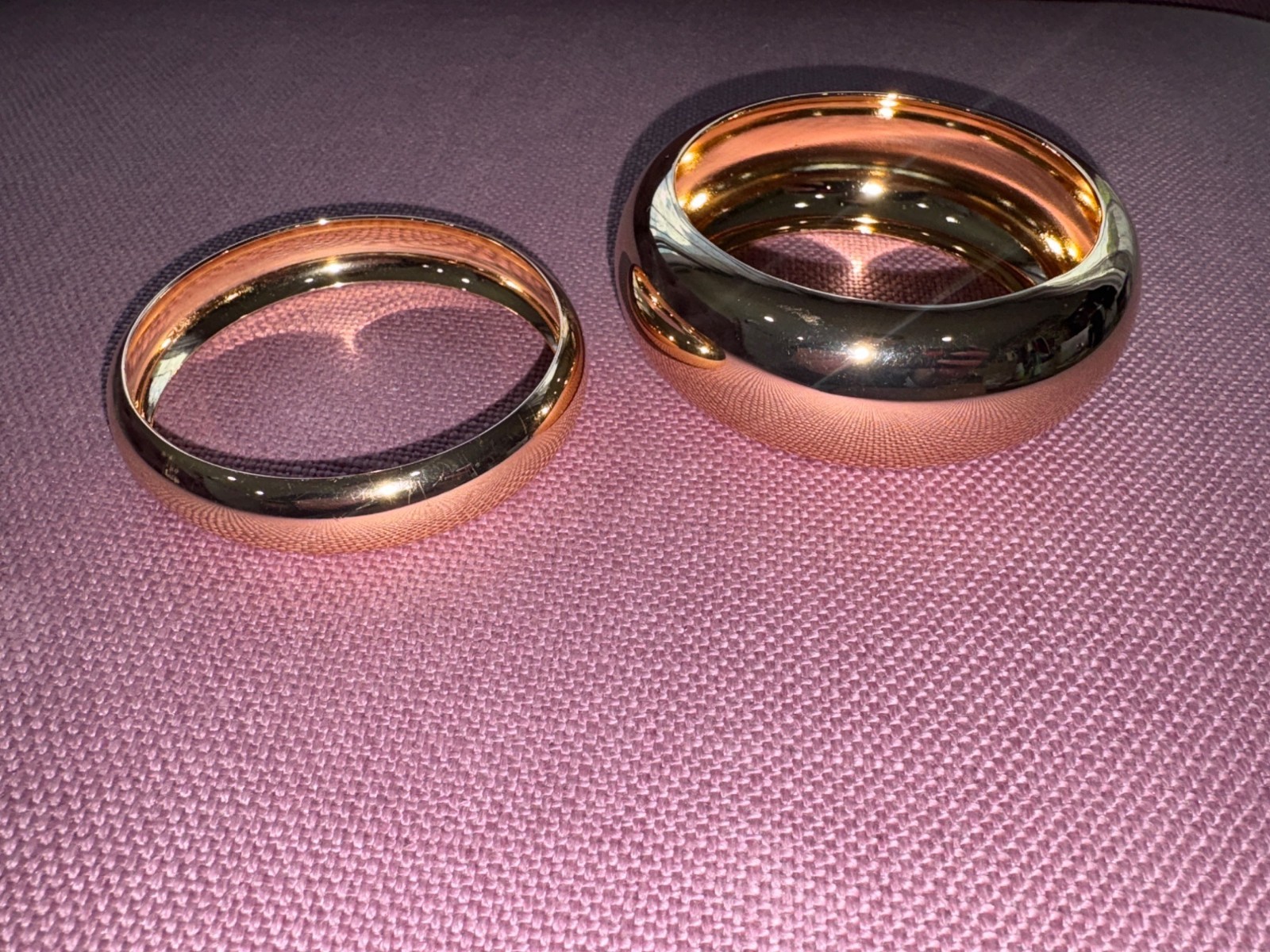 8 Other Reasons Bangle Bracelet Set in Gold One Size Womens