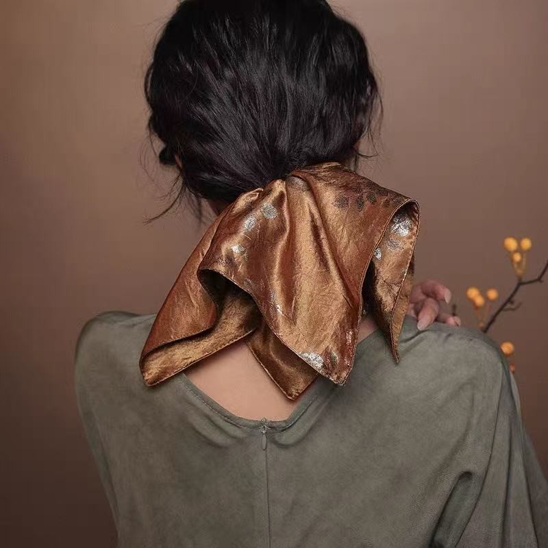 Traditional Chinese Floral Hair Tie, Elegant Hair Accessory 4 Colors