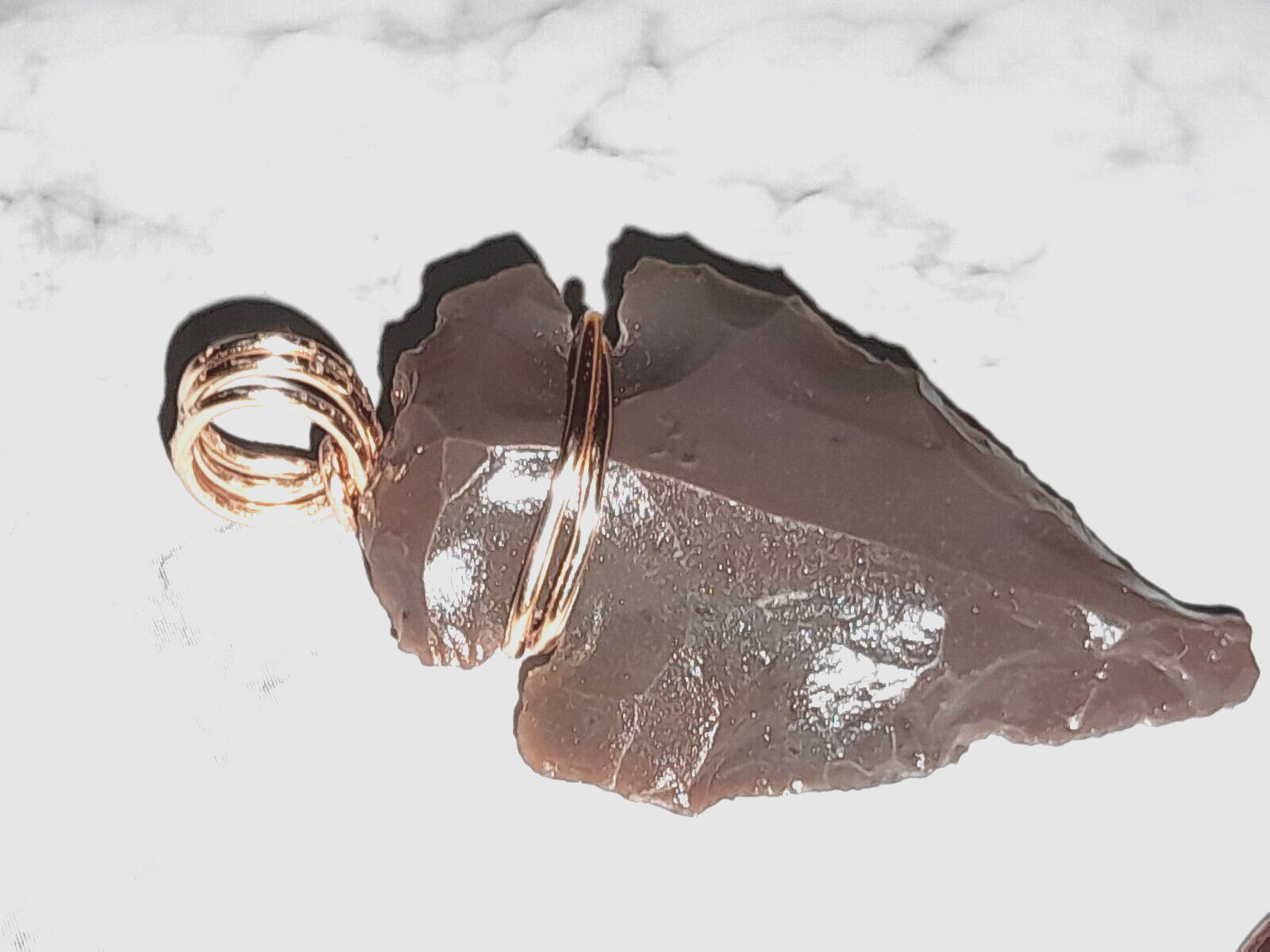 Natural jasper Arrowheads necklaces male female new pendants jewelry Gift unisex