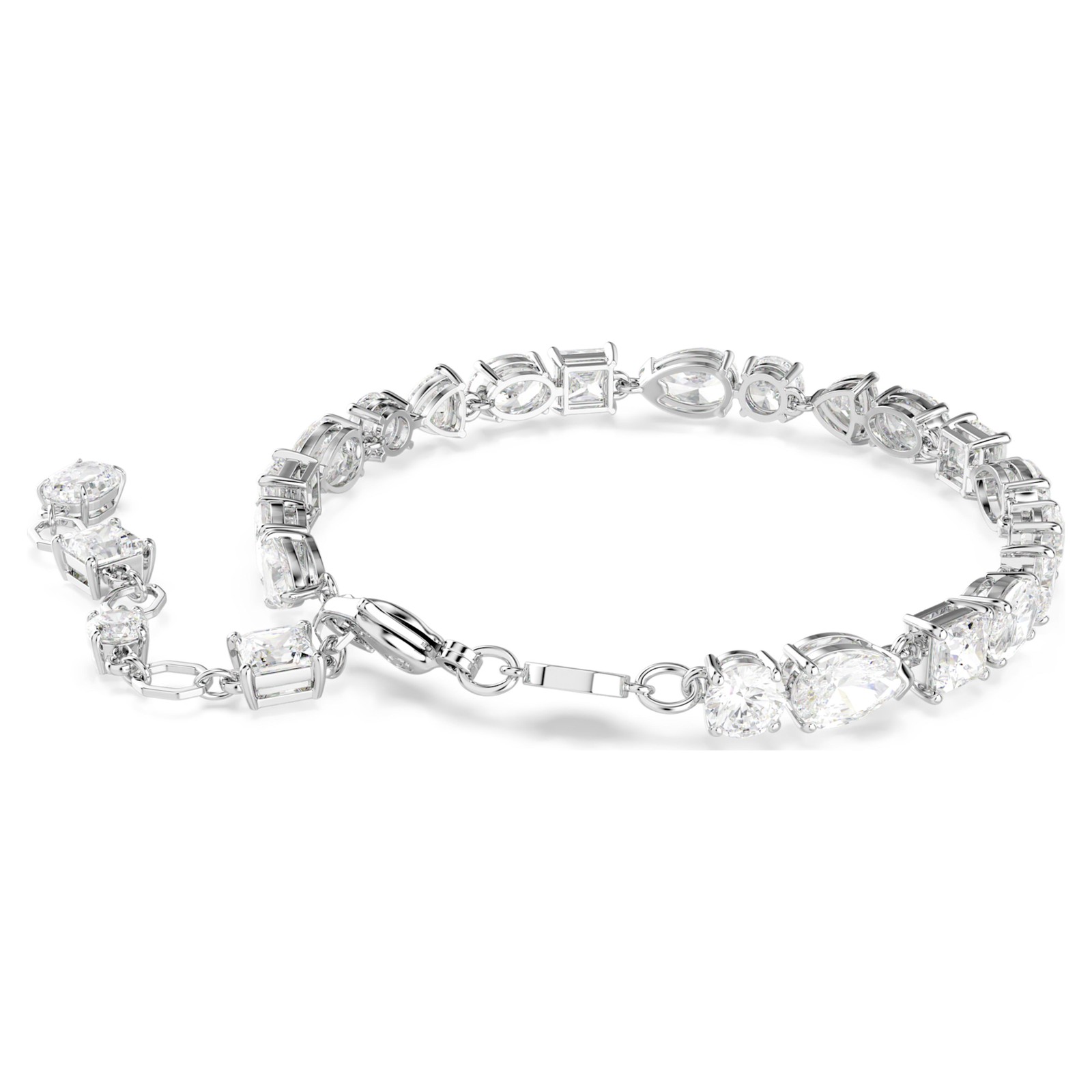 Swarovski Mesmera Bracelet, Mixed Cuts, White, Rhodium Plated 5731959