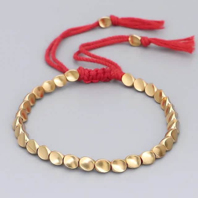 3-Pack: Handmade Copper Bead Bracelet