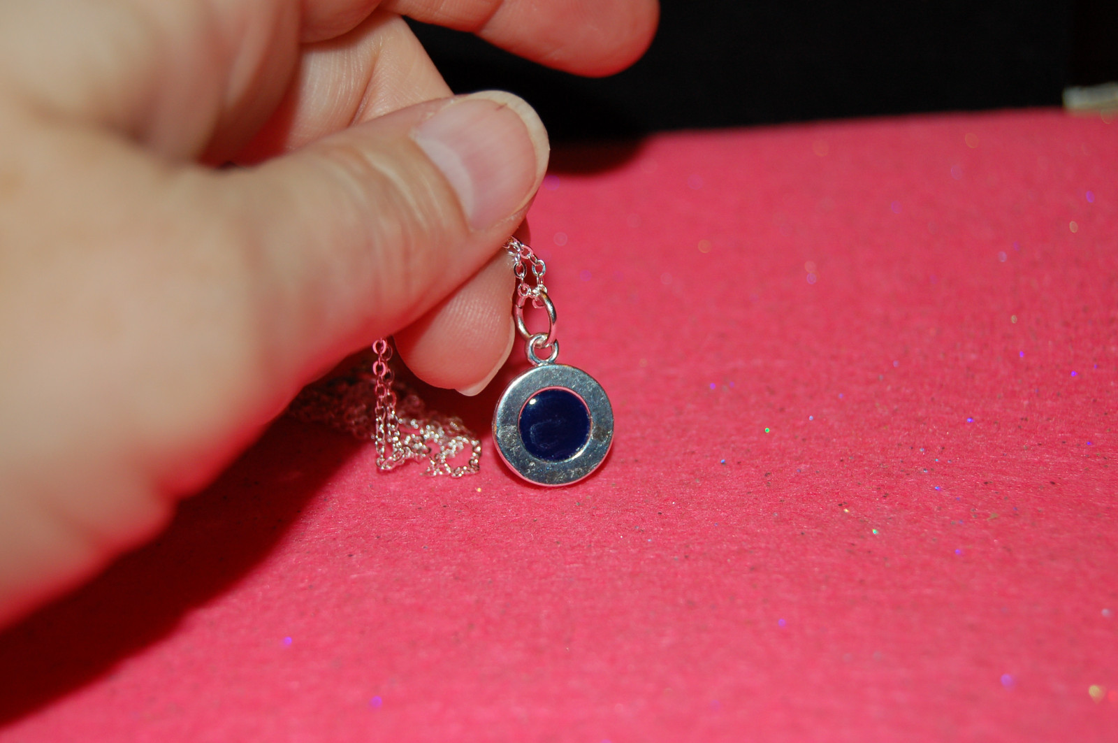 Heart Surround Mood Necklace, Sterling Silver Plated, 12mm, #A2V1