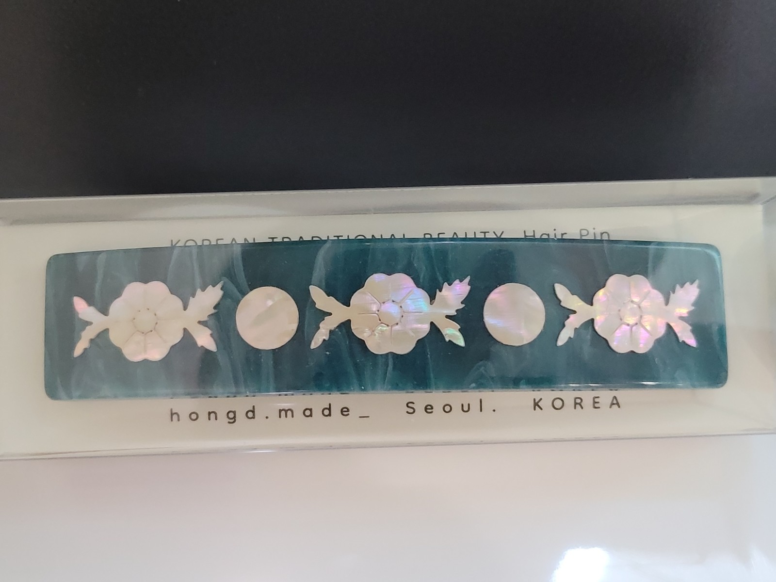 National Museum of Korea Mother of Pearl Hair Pin Clip Korean Traditional Beauty