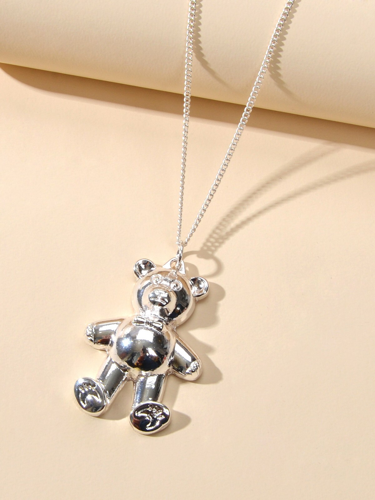 Cute Fashion Teddy Bear Necklace Lover Pendant Chain Australian Themed Jewellery