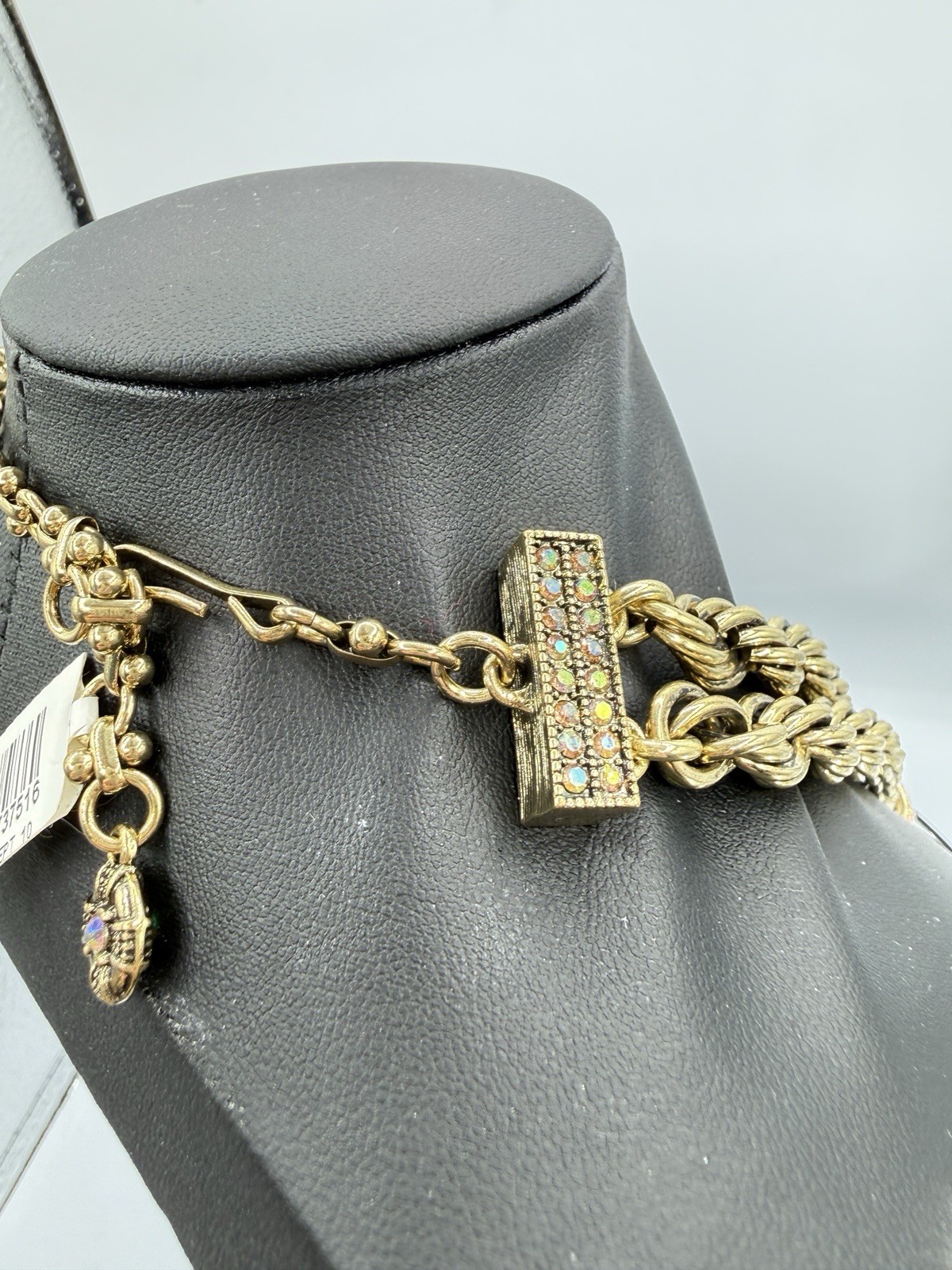 Heidi Daus Chain Of Events AURORA BOREALIS Necklace Bracelet Jewelry Set OF 2