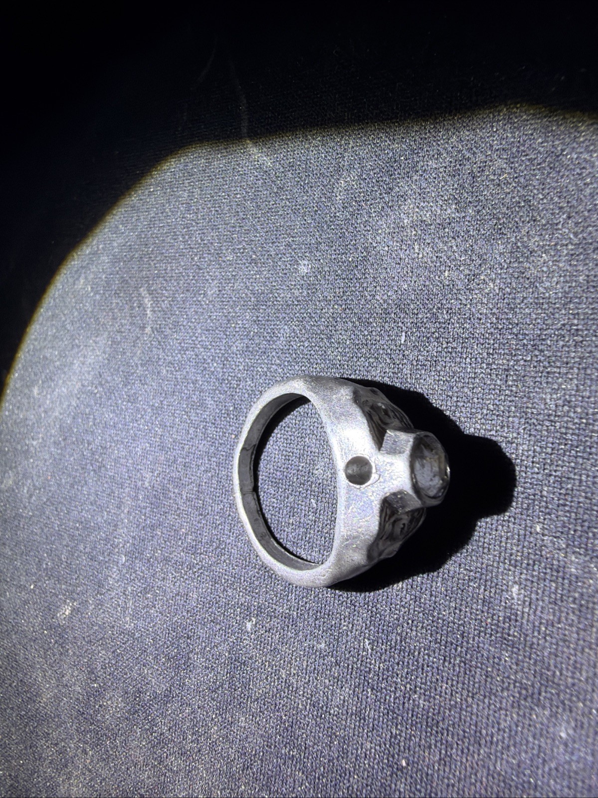 Antique Men’s Stanhope Ring Silver Tone Art Nouveau Risqué Ladies *NO IMAGE* 10