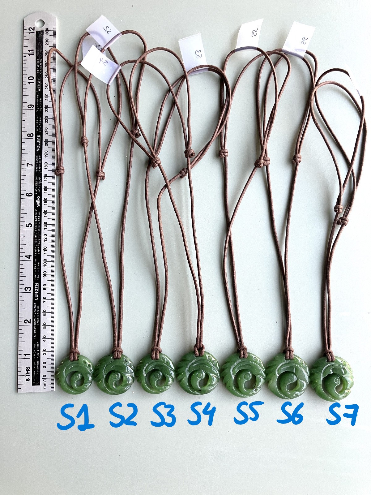 High Quality Real Jade Tomb Raider Lara Croft Necklace, Hand Carved, Shadow (S)