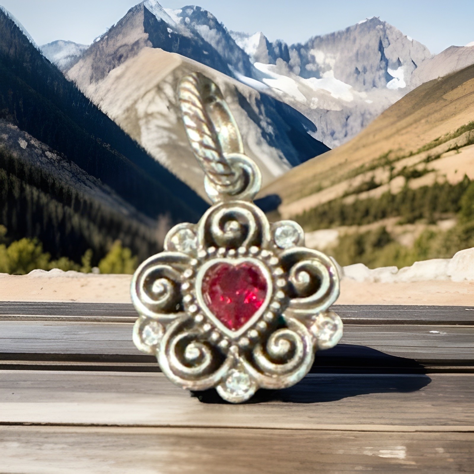 Brighton January Charm Red Heart NWOT J9054A List $11.50