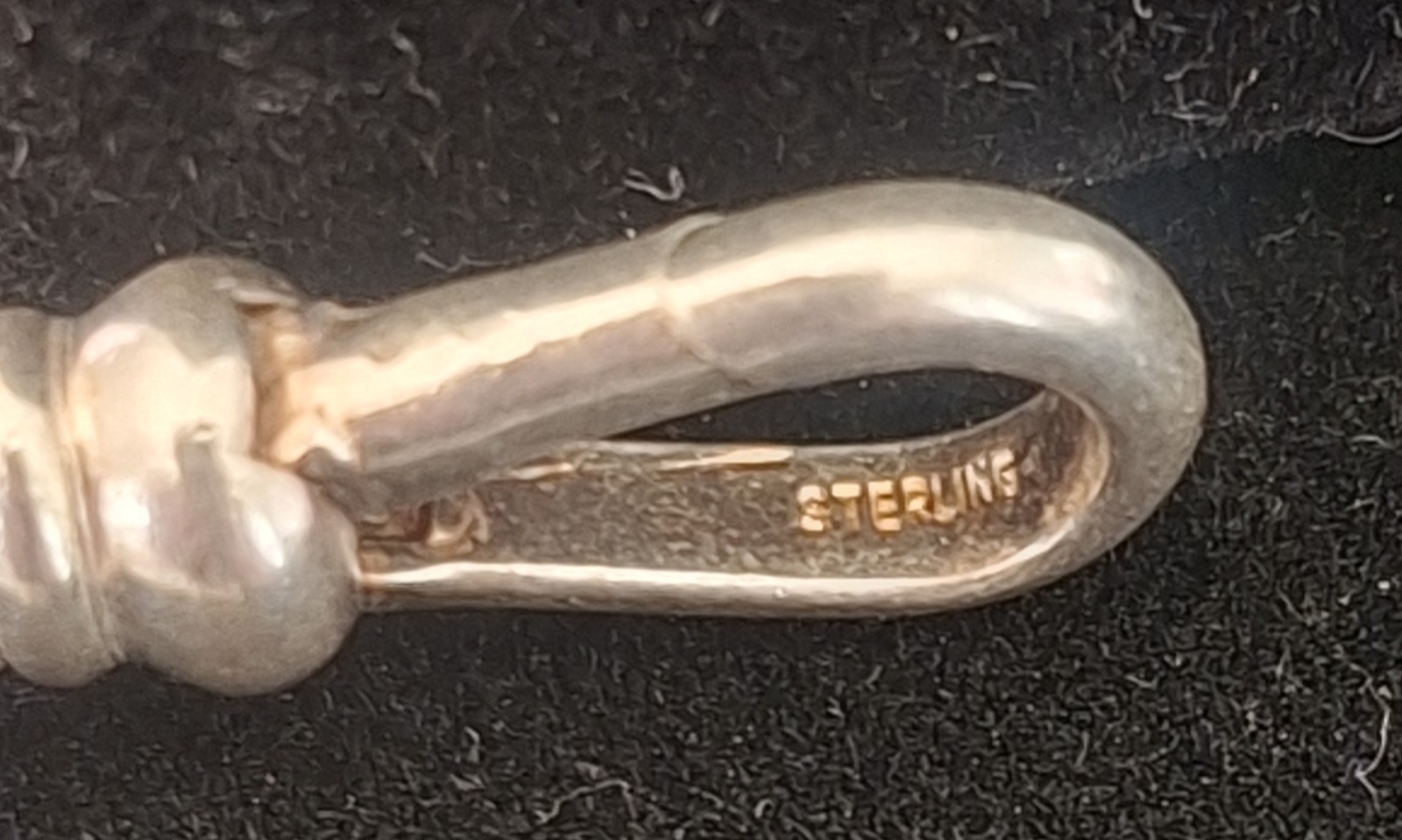 Hallmarked .925 Sterling Silver Fiargo Chain With Dog Clip And T-bar 14.34g