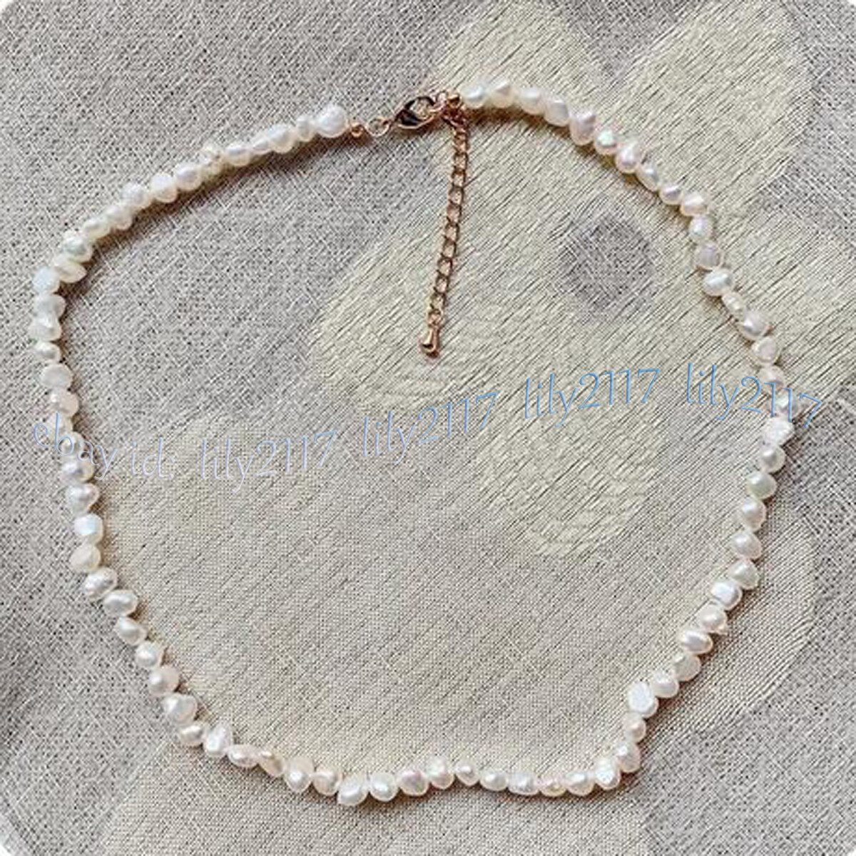 Small 4-5mm Genuine Natural Multicolor Freshwater Baroque Pearl Necklace 14-48”