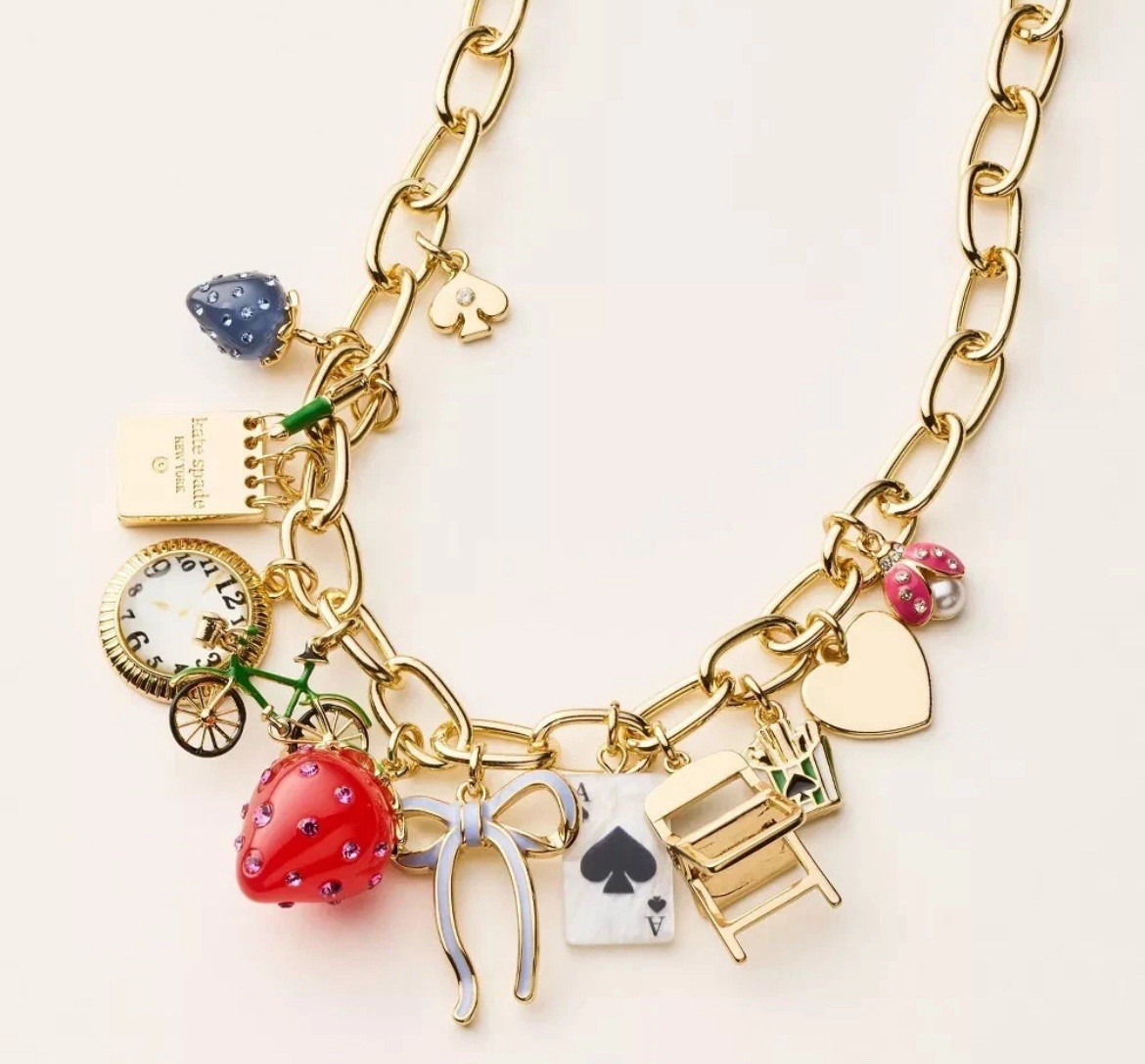 Kate Spade New York x Target Mixed Novelty Chunky Charm Necklace