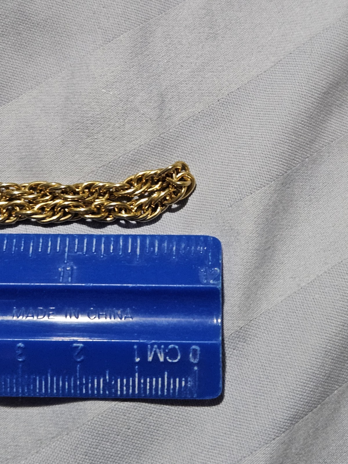 Gold Tone Bling Dollar Sign Necklace 24 ” 30 g
