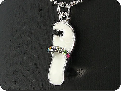 Topaz Pendant Multicolored 0 9/32×0 3/32in Gold Plated White 18 K