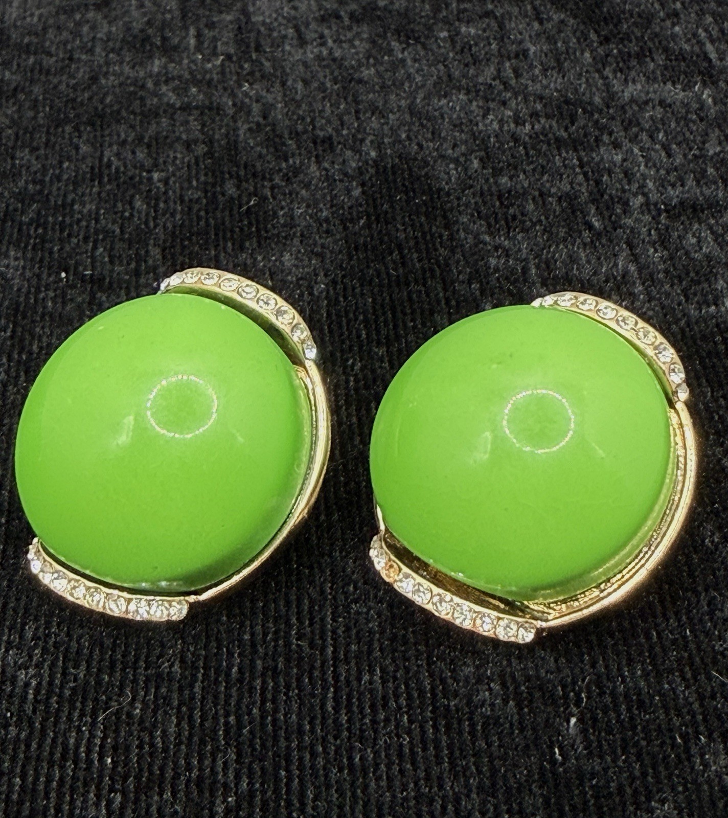 Dressbarn 3 Pc Lime Green Statement Jewelry Set Necklace Bracelet Earrings
