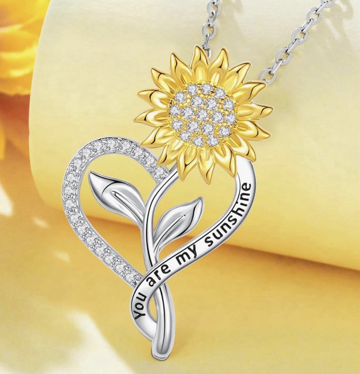 Sunflower Necklaces for Women Anniversary Birthday Gifts for Women Wife Gifts fo