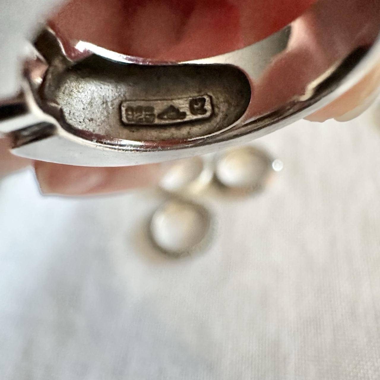 Vintage Thailand Sterling Silver A925 Marcasite Rings, Set Of 5