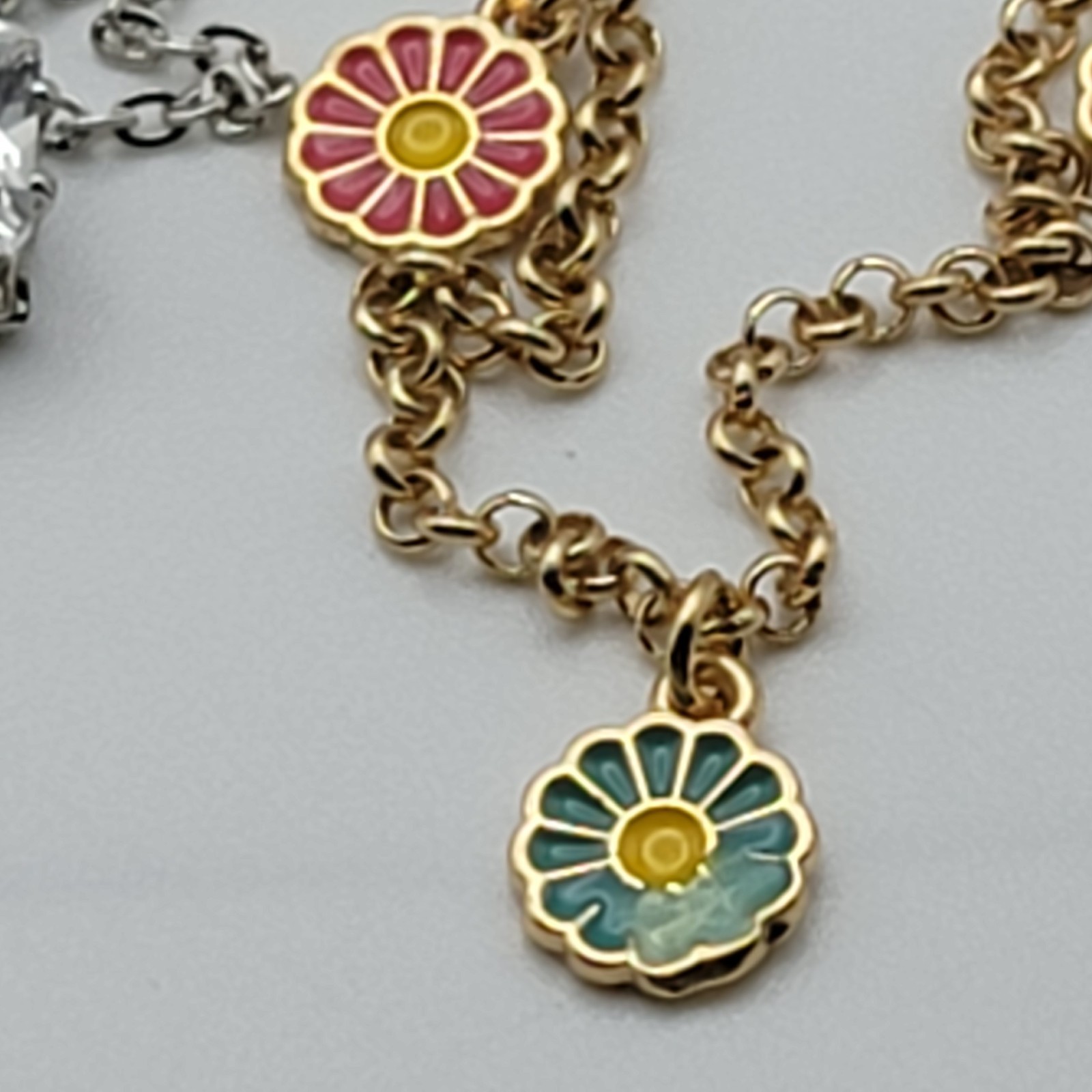 Multicolor Mixed Materials Minimalist Dainty Necklace 11-PIece Lot