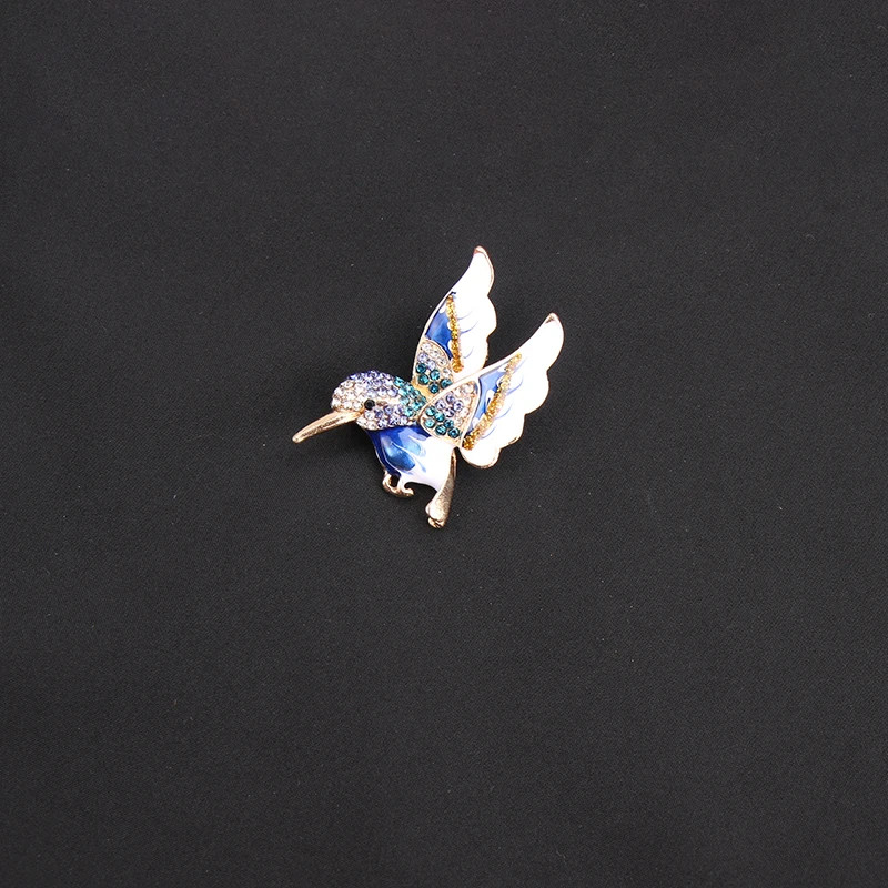 Women Men Unisex hummingbird Lover Brooch Fashion Fruit Pins Badge Jewelry