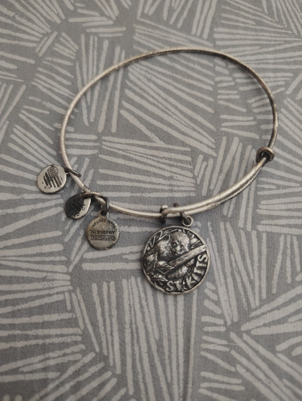 ALEX AND ANI Silver Adjustable Charm Bangle Bracelets Lot of 9, Assorted Themes