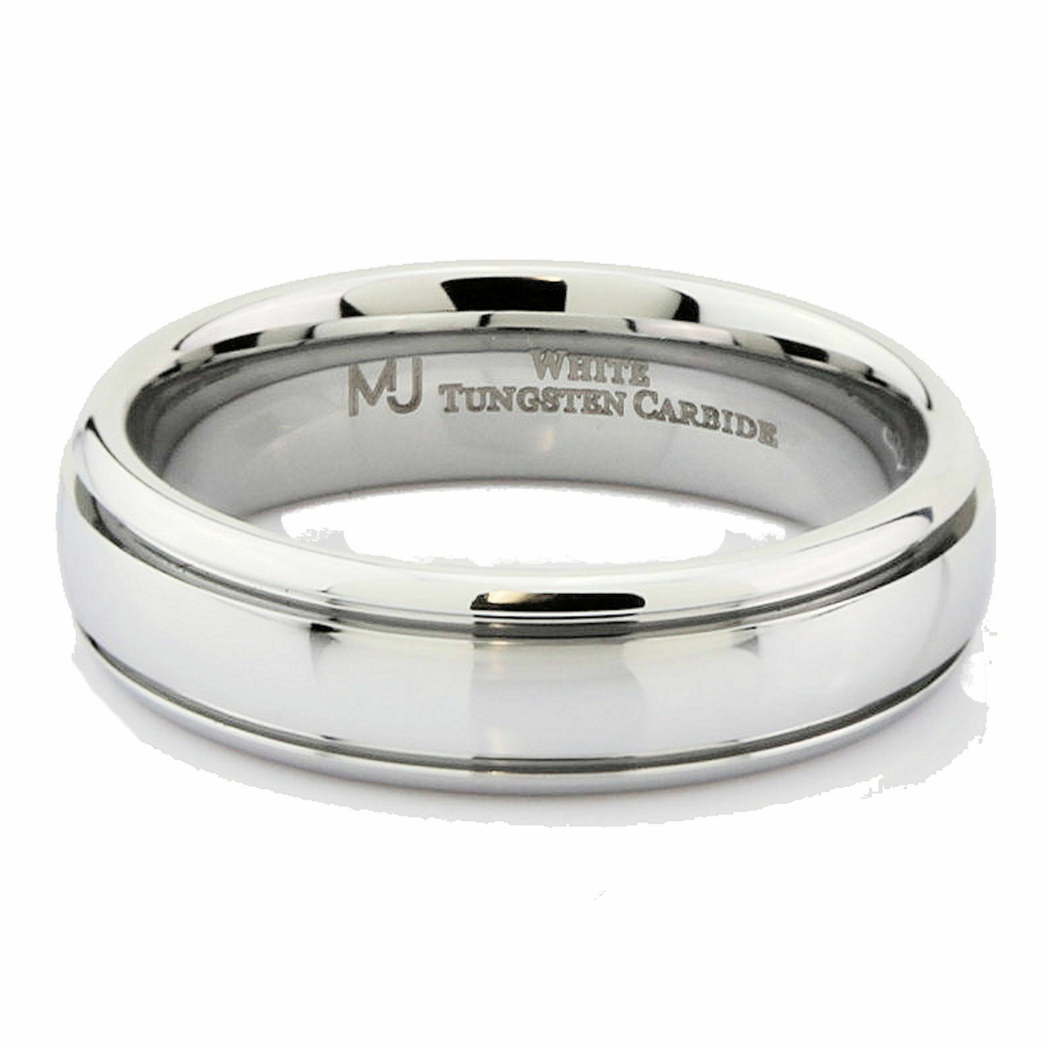 Tungsten Carbide Wedding Ring 6mm 2 grooves many styles Black too