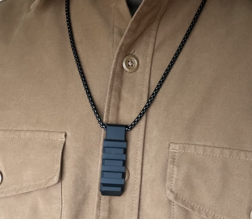 TERA Tactical Picatinny Rail Necklace Outdoor Survival Pendant Tool