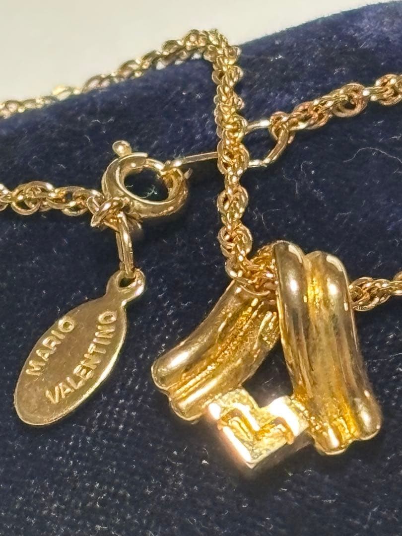 MARIO VALENTINO Plated Chain Necklace & Bracelet