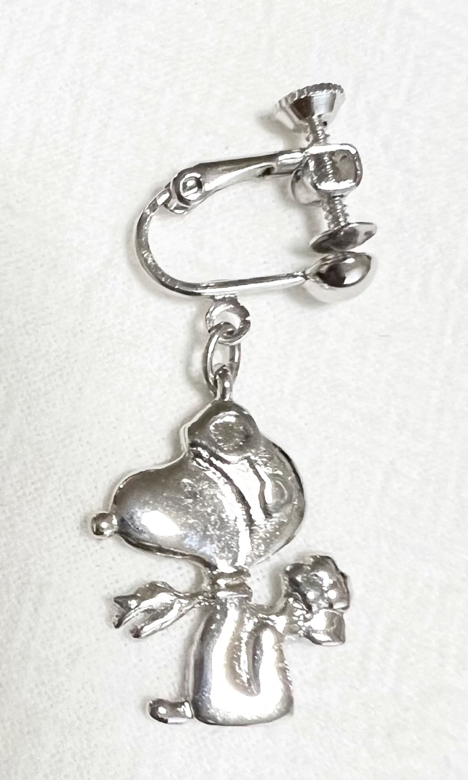 Peanuts Snoopy Joe Cool Woodstock Clip-On Earrings Set of 4 USJ Japan