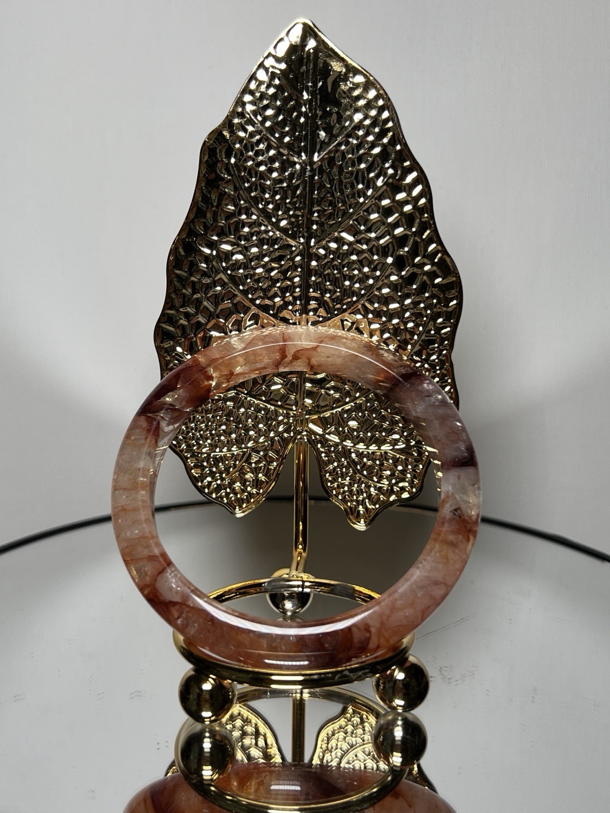 Fire Quartz Bangle Inner Diameter Size 60m -See Description & Pics For More Info